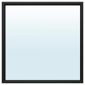 NYPONBUSKE Mirror, black, 65x65 cm