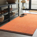 VÄGOMRÅDE Rug, flatwoven, light orange-pink, 80x150 cm