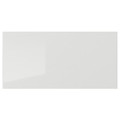 RINGHULT Drawer front, high-gloss light grey, 40x20 cm
