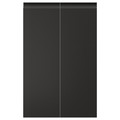UPPLÖV 2-p door f corner base cabinet set, left-hand/matt anthracite, 25x80 cm