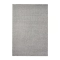 KNARDRUP Rug, low pile, light grey, 133x195 cm