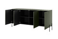 Four-Door Cabinet Sonatia 200cm, olive