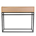 Console Table Abbott, oak/black