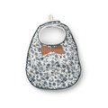 Elodie Details Baby Bib - Garden Leo Toile Bow, 3m+