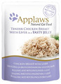 Applaws Natural Cat Food Tender Chicken Breast with Liver in Tasty Jelly 70g