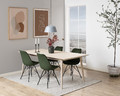 Chair Eris, velvet, green