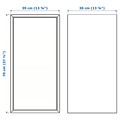 EKET Wall-mounted cabinet combination, white, 175x35x70 cm