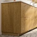 SINARP Cover panel, oak veneer, 39x86 cm