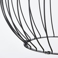 GRINDFALLET Pendant lamp, black, 30 cm