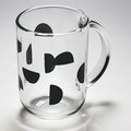 SKEDSTÖR Mug, mixed colours yellow/black, 30 cl, 2 pack