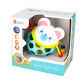 Bam Bam Animal Rubber Ball with Rattle Bear 6m+