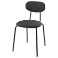 ÖSTANÖ Chair, black Remmarn/dark grey
