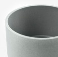NYPON Plant pot, indoor/outdoor, grey, 9 cm