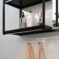 SILVERGLANS LED bathroom lighting strip, dimmable anthracite, 60 cm