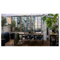 VÄSMAN Extendable table, outdoor, light brown stained, 135/190x74 cm