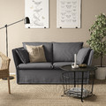 BACKSÄLEN 2-seat sofa, Hallarp grey