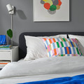 KLIBBKORSÖRT Cushion cover, white/multicolour, 50x50 cm