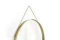 Round Mirror with Metal Frame Nicole 80cm, gold