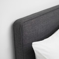 DUNVIK Cover divan bed, Skiftebo dark grey, 160x200 cm