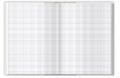 Notebook Hard Cover A6 96 Squared City 5pcs, assorted