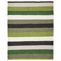 FJÄLLTRIFT Throw, grey/green, 130x170 cm
