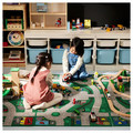 LILLABO Rug, green, 75x133 cm