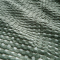 PELARTUJA Bedspread, green-grey/white, 230x250 cm