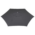 LINDÖJA Parasol canopy, anthracite, 300 cm