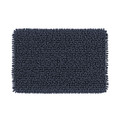 GoodHome Bath Mat Graphene 50 x 80 cm, dark blue