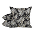 Cushion Rodos 40 x 40 cm, black, silver