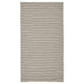 VIRKLUND Rug flatwoven, in/outdoor, white/beige/dark grey, 80x150 cm