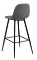 Bar Stool Wilma, light grey Calle/black