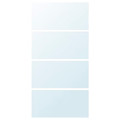AULI 4 panels for sliding door frame, mirror glass, 100x201 cm