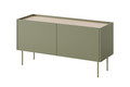 Two-Door TV Cabinet with Drawer Desin 120, olive/nagano oak