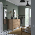 STOREMOLLA Chest of 8 drawers, grey-brown stained, 171x50x91 cm