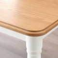 DANDERYD / DANDERYD Table and 4 chairs, oak veneer white/Vissle grey, 130x80 cm