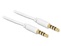 Delock Audio Cable Jack 4PIN M/M 1m