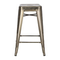 Bar Stool Paris 66cm, metallic