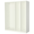 PAX 3 wardrobe frames, white, 200x58x236 cm