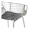 Metal Chair Sligo 44x44cm, silver