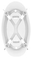 Luma Bath Stand, white