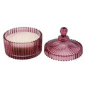Scent Candle in Glass Bohemian L, red