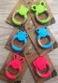 Bo Jungle B-Wood Teether Animals Blue Fox