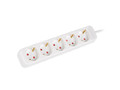 Lanberg Power Strip 3m 5x Schuko Outlet PS0-05F-0300-W, white