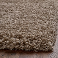 VOLLERSLEV Rug, high pile, beige, 160x230 cm