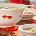 FÖSSTA Serving bowl, goldfish, 25 cm
