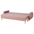 GRUNNARP 3-seat sofa-bed, Gunnared light brown-pink