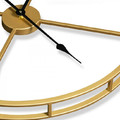 Wall Clock 60 x 6 x 60 cm, gold