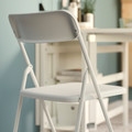 VIHALS Folding chair, white