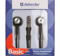 Defender Basic 620 In-ear Headphones, black